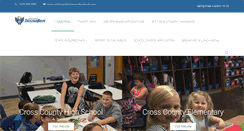 Desktop Screenshot of crosscountyschools.com