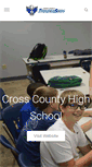 Mobile Screenshot of crosscountyschools.com